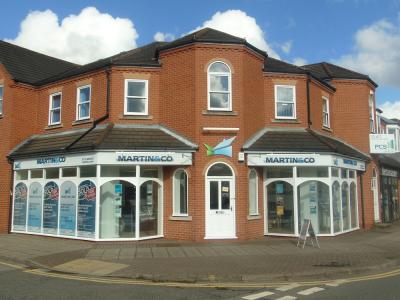 An exterior view of the Martin & Co estate agent office in Beeston