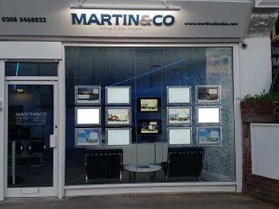 An exterior view of the Martin & Co estate agent office in Kingston