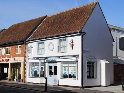 An exterior view of the Martin & Co estate agent office in Wokingham