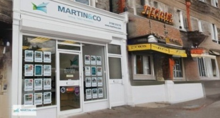 Front view of Martin & Co office in Reading.