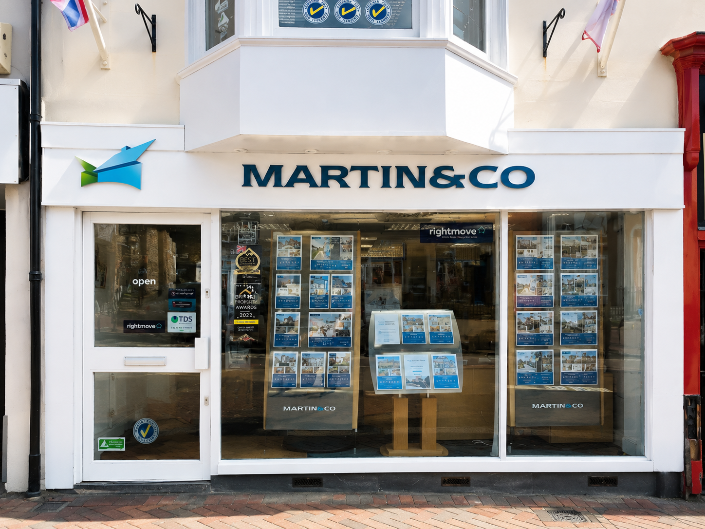 Front view of Martin & Co office in Weymouth.