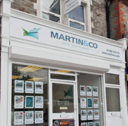 Front view of Martin & Co office in Reading.