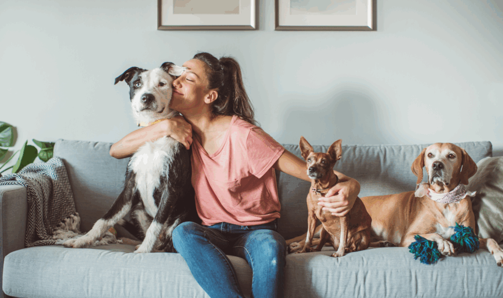 A tenant playing with her pet cat at home, reflecting new rights for pet ownership under the UK Renters’ Rights Bill 2025, which brings major changes to the private rental sector.