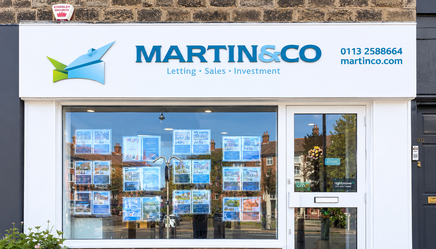 Front view of Martin & Co office in Leeds Horsforth.