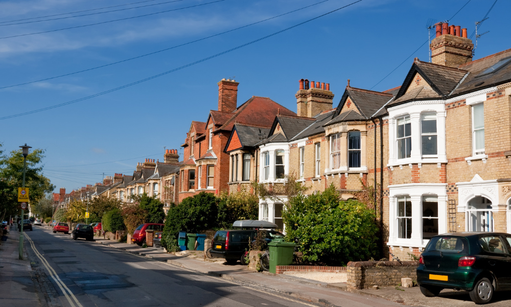 Victorian terraced houses in Worcester’s WR5 area near the planned Wychavon Town development and Worcestershire Parkway