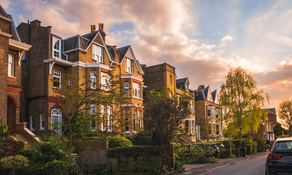Traditional family houses on a quiet residential street in Uckfield, reflecting the strong demand for 3 and 4 bedroom homes in the area.