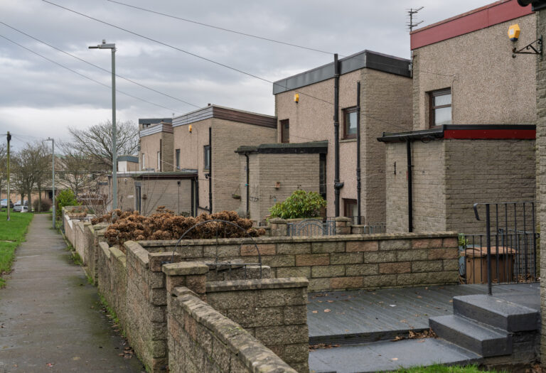 Residential rooftops in AB10 Aberdeen