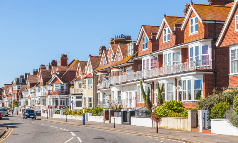 Row of attractive residential homes in Southampton, illustrating popular buy-to-let investment opportunities and strong rental demand across the city.
