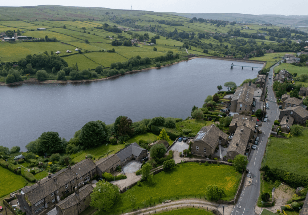 Oxenhope from above